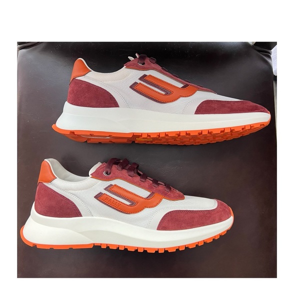 ❤️SOLD❤️ New! BALLY Demmy Mesh & Leather Low Top Sneakers - Picture 11 of 16